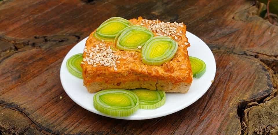 Tönkölybúzás fehér babkrémes