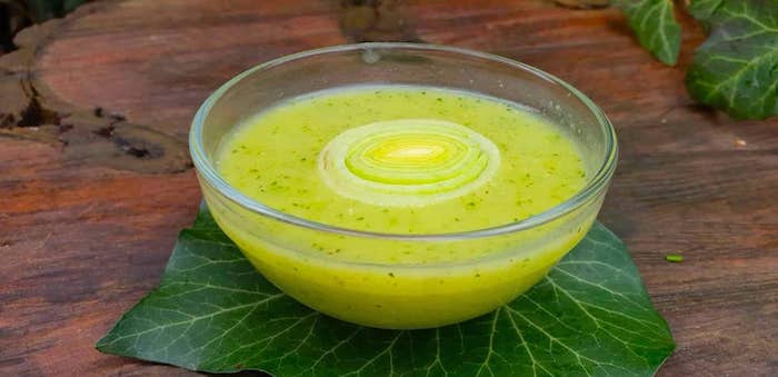 Cukkini krémleves póréhagymával