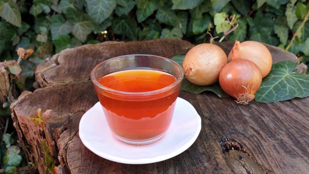 Vöröshagyma tea