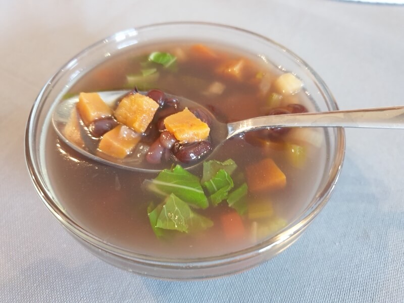 Azuki bableves édesburgonyával