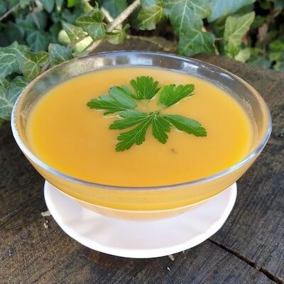 Édesburgonya krémleves