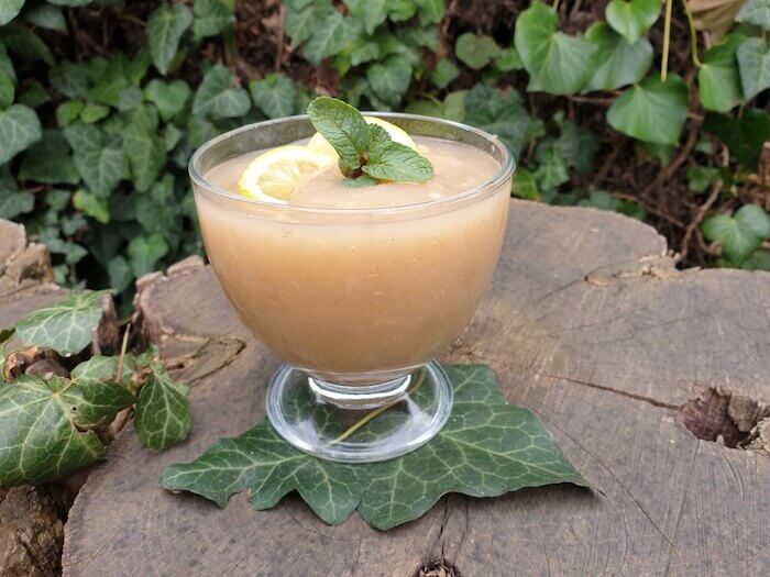 Almakrém citromkarikával